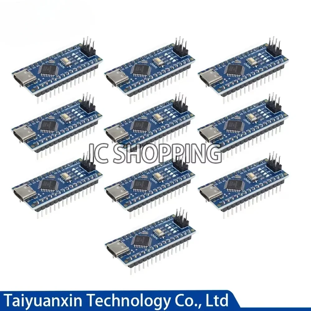 Фото 10 шт. плата микроконтроллера Nano V3.0 для Arduino с USB-драйвером CH340, 16 МГц ATmega328P, для Arduino №2