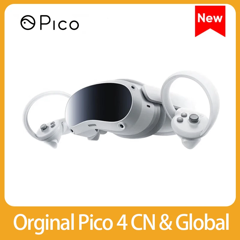 

Newest Pico 4 VR Headsets CN Version 8G 128G Virtual Reality 4K FOV105 3D VR Glasses Support Connect Computer Pico4 Steam VR