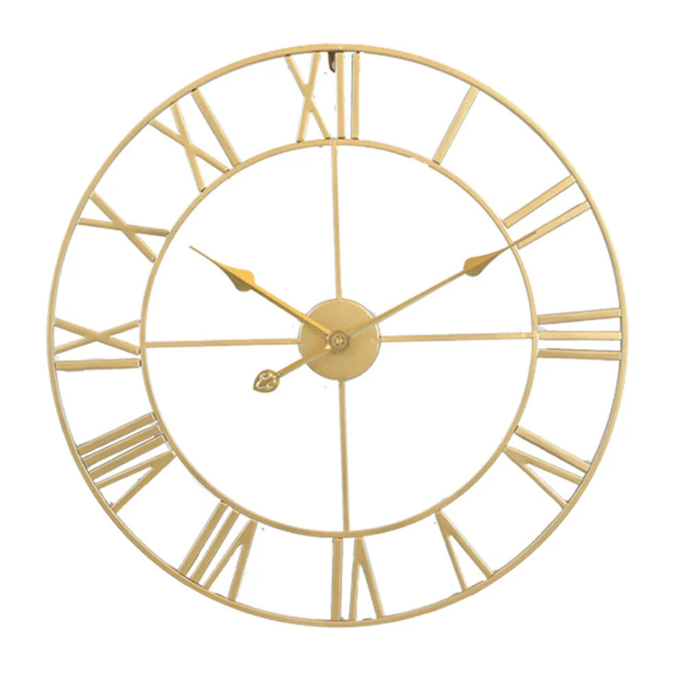 

16 Noiseless Silent Non- Ticking Wall Clock Simple Rustic Decorative Vintage Steampunk Industrial Decor for House Warming Gift