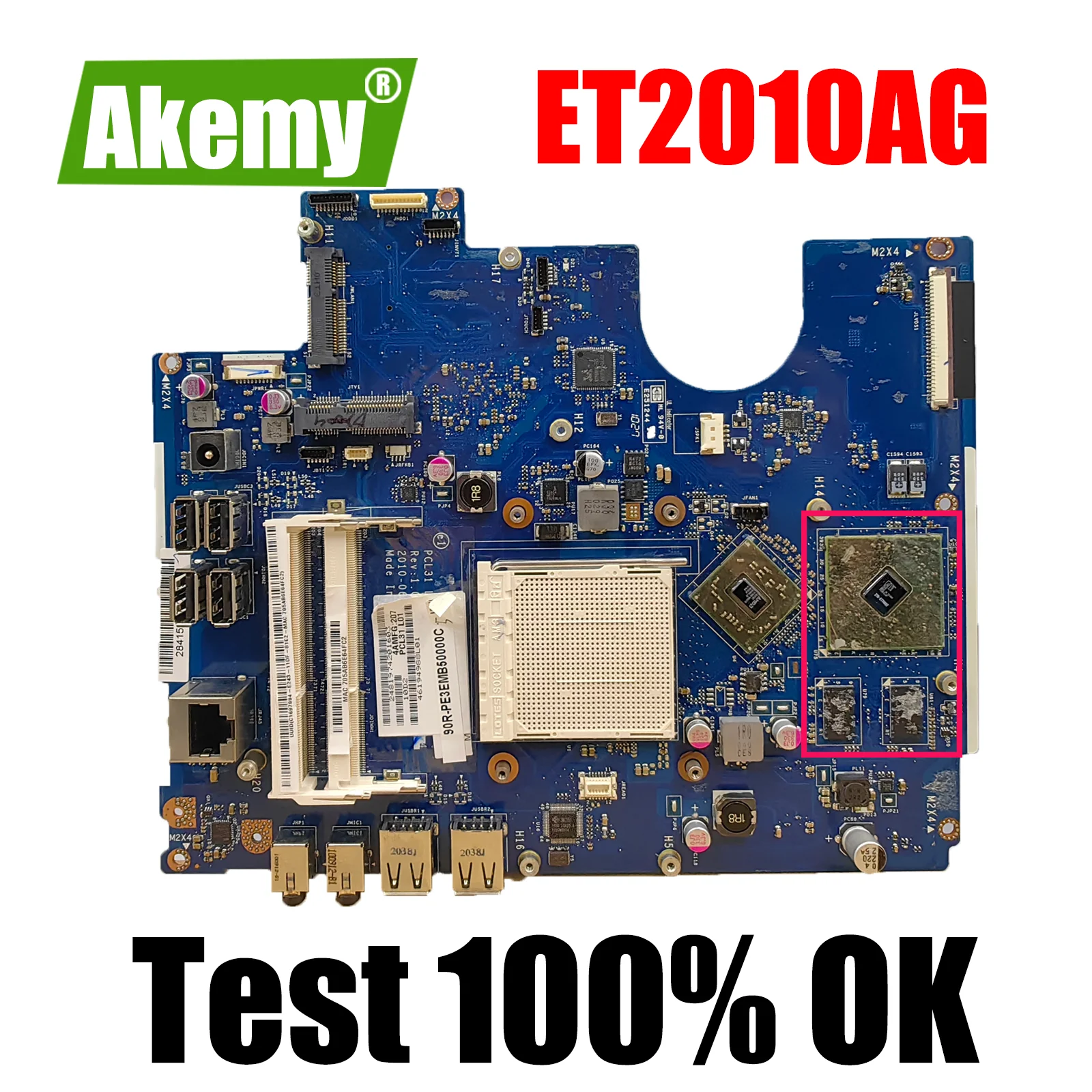 

Материнская плата для ASUS LA-6701P ET2010AG ET2011A DDR3 AIO, 100% протестированная, полностью работает