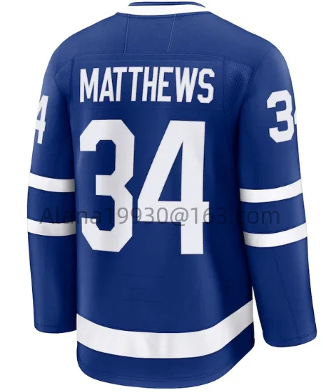 Custom New Style Jersey Mitchell Marner Auston Matthews William Nylander Jerseys
