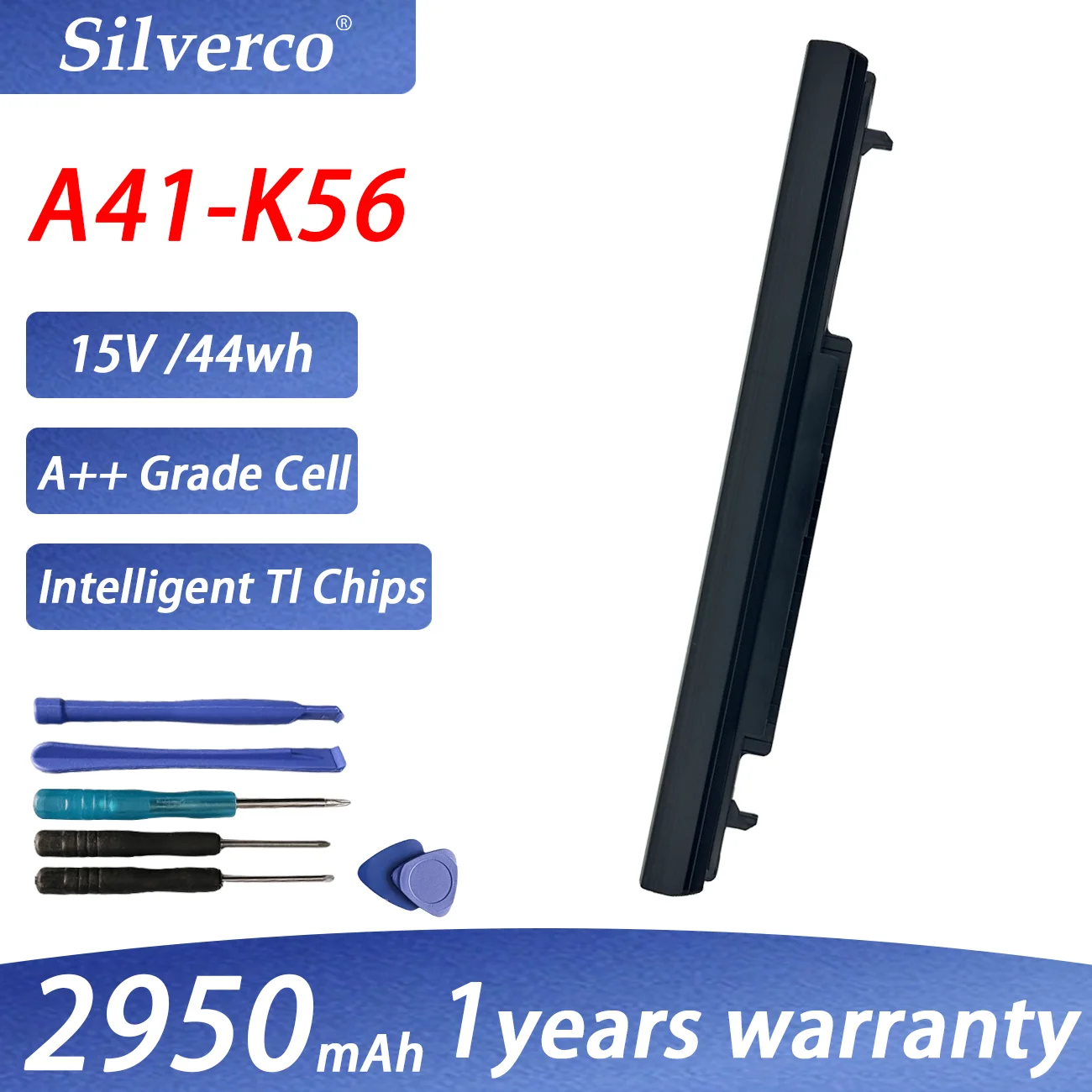 A41-K56 A32-K56 15 В 3400 мАч Аккумулятор для ноутбука ASUS K46 K46C K46CA K46CM K56 K56CA K56CM S46C S56C R505CA A42-K56