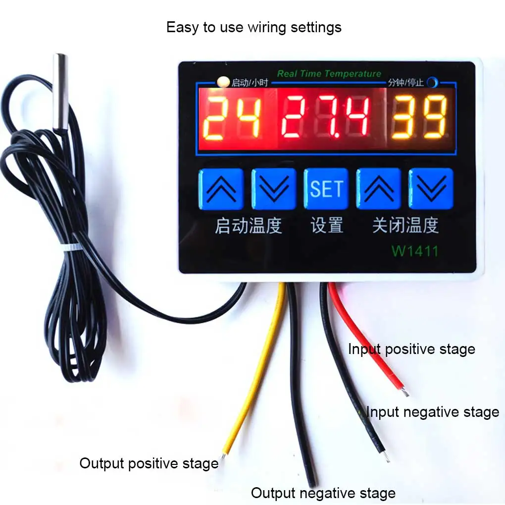 

Universal Digital Wide Range Temperature Sensor Switch Thermostat Incubator Temp Controller Control Device 220V
