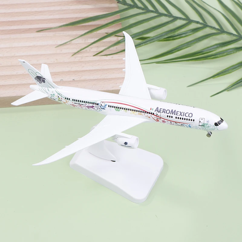 20 см мексиканский воздушный AEROMEXICO Airlines Boeing 787 B787 Airways модель самолета из сплава