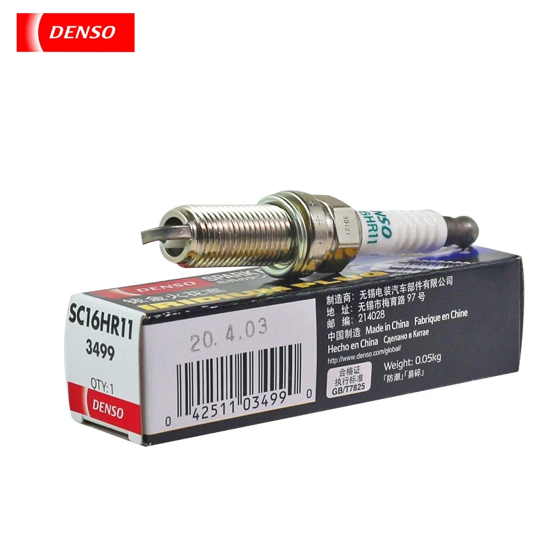 Свеча зажигания DENSO Iridium Platinum SC16HR11 3499 подходит для кораллового рельса чтобы