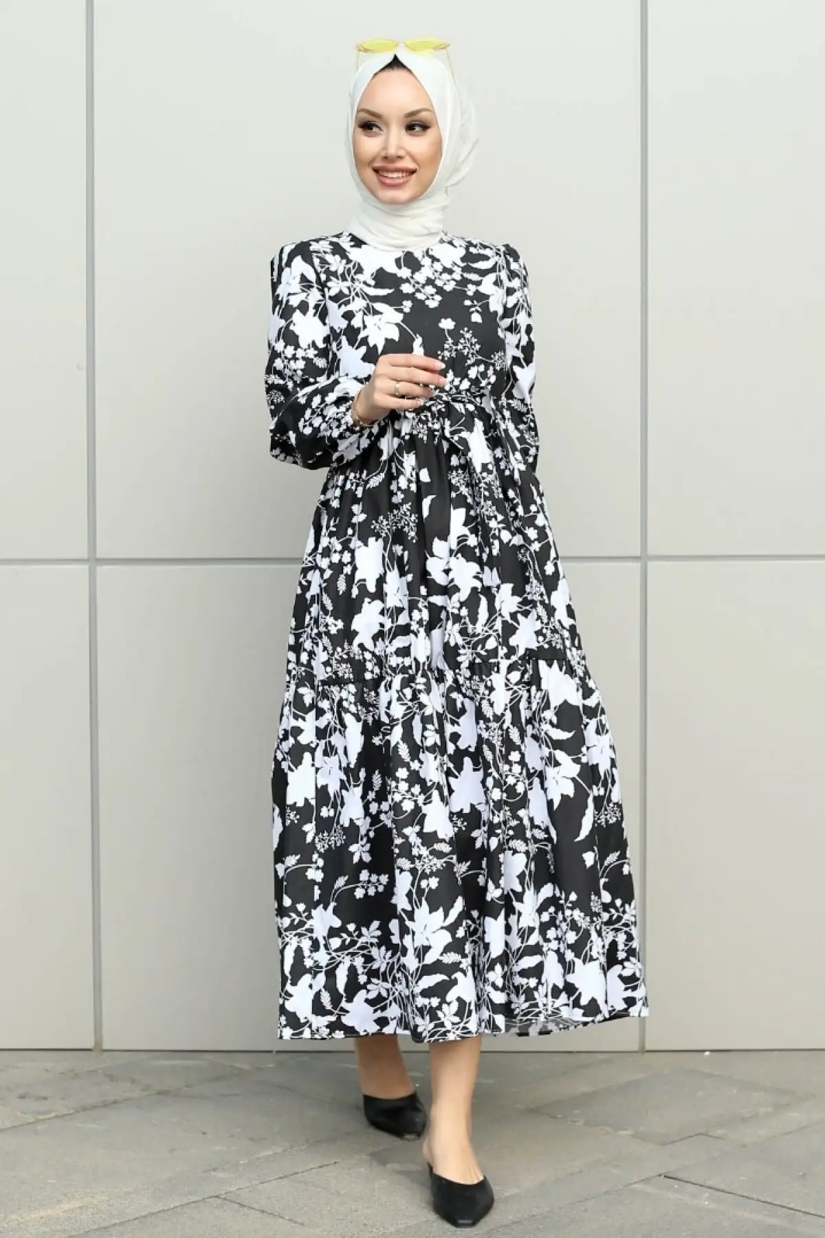 

Women's Dress Evening Dress Leona Black Dress Floral Pattern Heart Of Fashion Casual Elegant