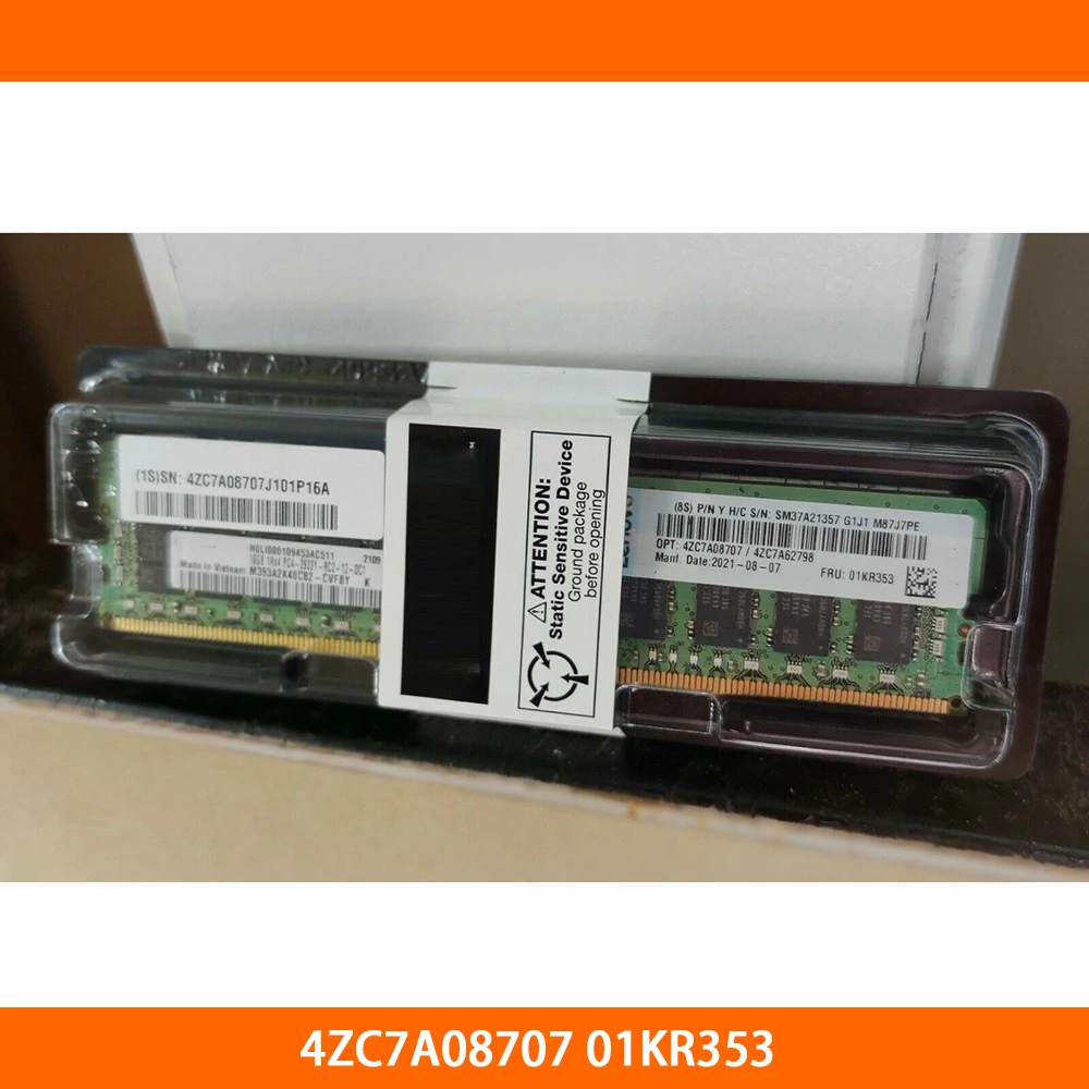 Server Memory For Lenovo 4ZC7A08707 01KR353 16G DDR3 2933 1RX4 PC4-2933Y-RDIMM Fully Tested