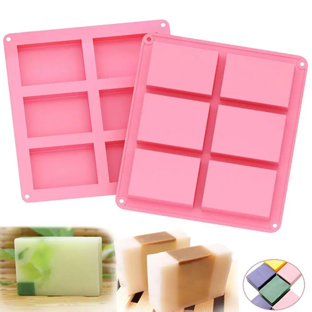 

6 Cavity Silicone Non-Stick Cake Mold Chocolate Dessert Bakeware DIY Baking Tool
