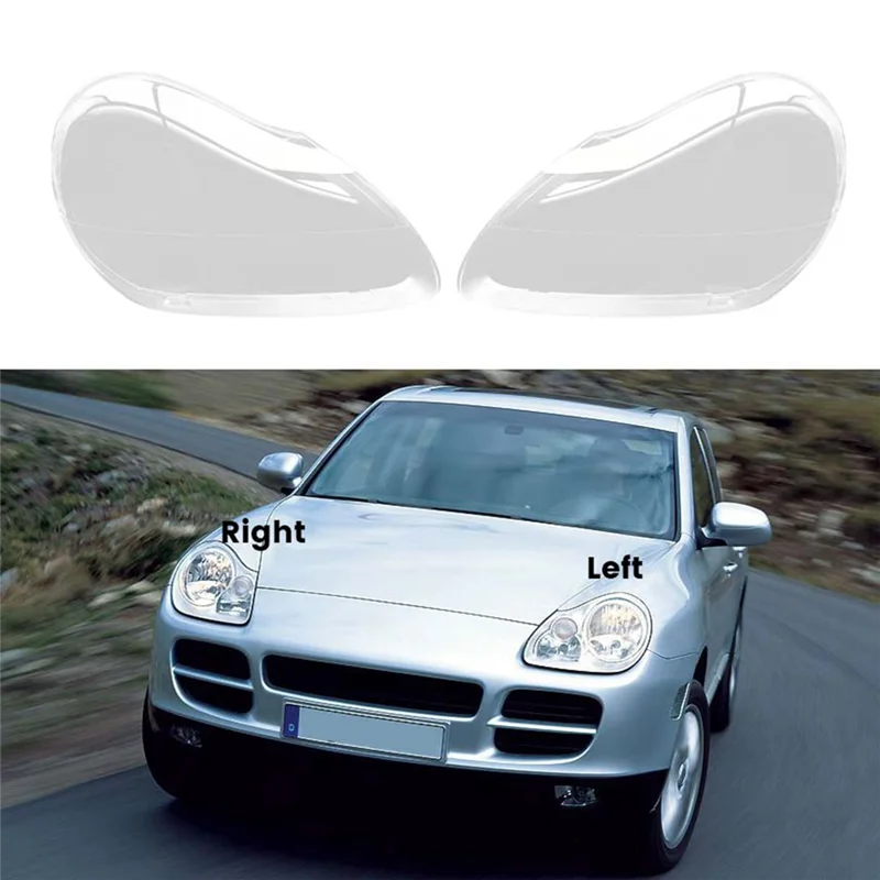

Чехол для правой фары автомобиля, прозрачная крышка для объектива, чехол для фары Porsche Cayenne 2005 2006