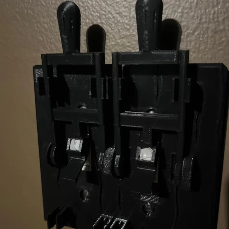 Реквизит из страшного фильма настенная панель шкатулка выход двойная Рычажная