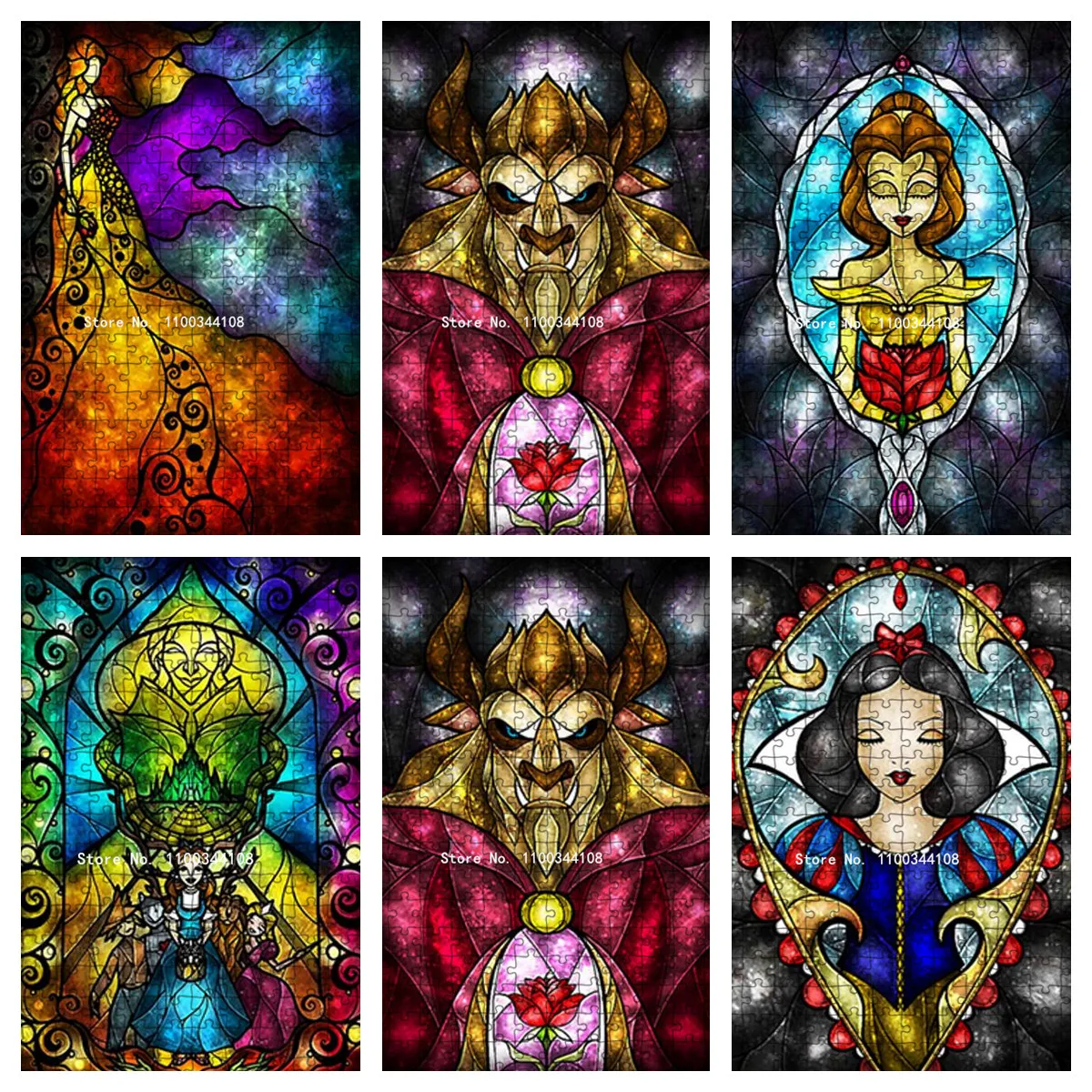 Пазлы Disney Красавица и чудовище детские развивающие Мультяшные игрушки взрослые