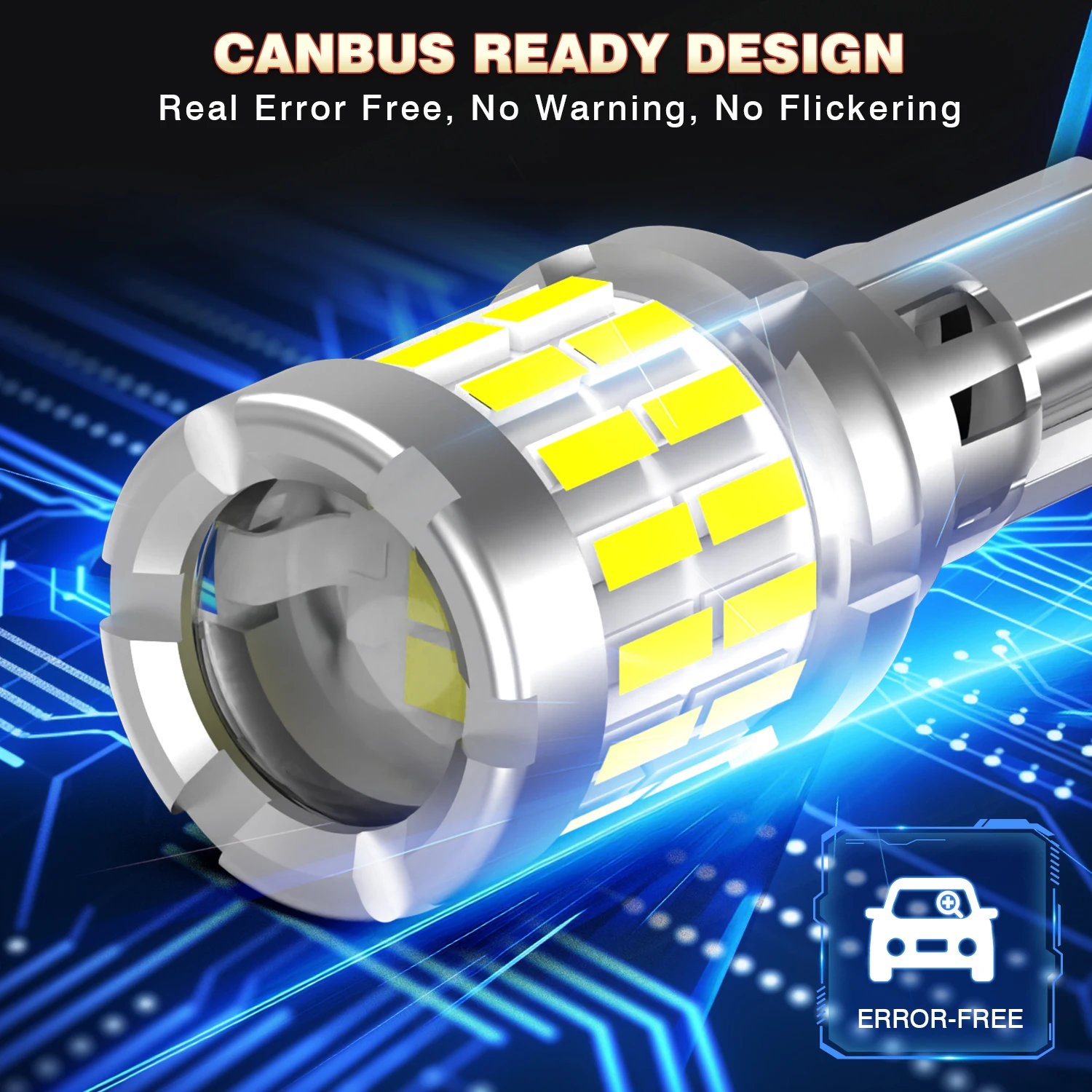 2 шт. светодиодные лампы T15 W16W для заднего хода, суперяркие, 1440+3020 SMD чипов, лампы T16 для Renault Megane 4, Scenic 4, Fluence (art.: 3920dc89ef208) - 3920dc89ef208