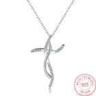 Подвеска-чокер в виде креста на удачу, с цирконом