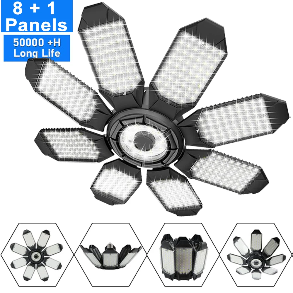 

Светодиодная лампа для гаража Deformable LED Bulb Garage Light 6500K