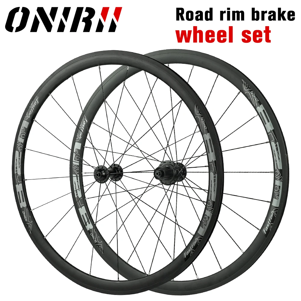 

ONIRII Road Bike 700c Wheelset Rim Brake Wheels 8/9/10/11 Speed Brake Front Rear Aluminum Alloy Bicycle Wheelsets Parts New