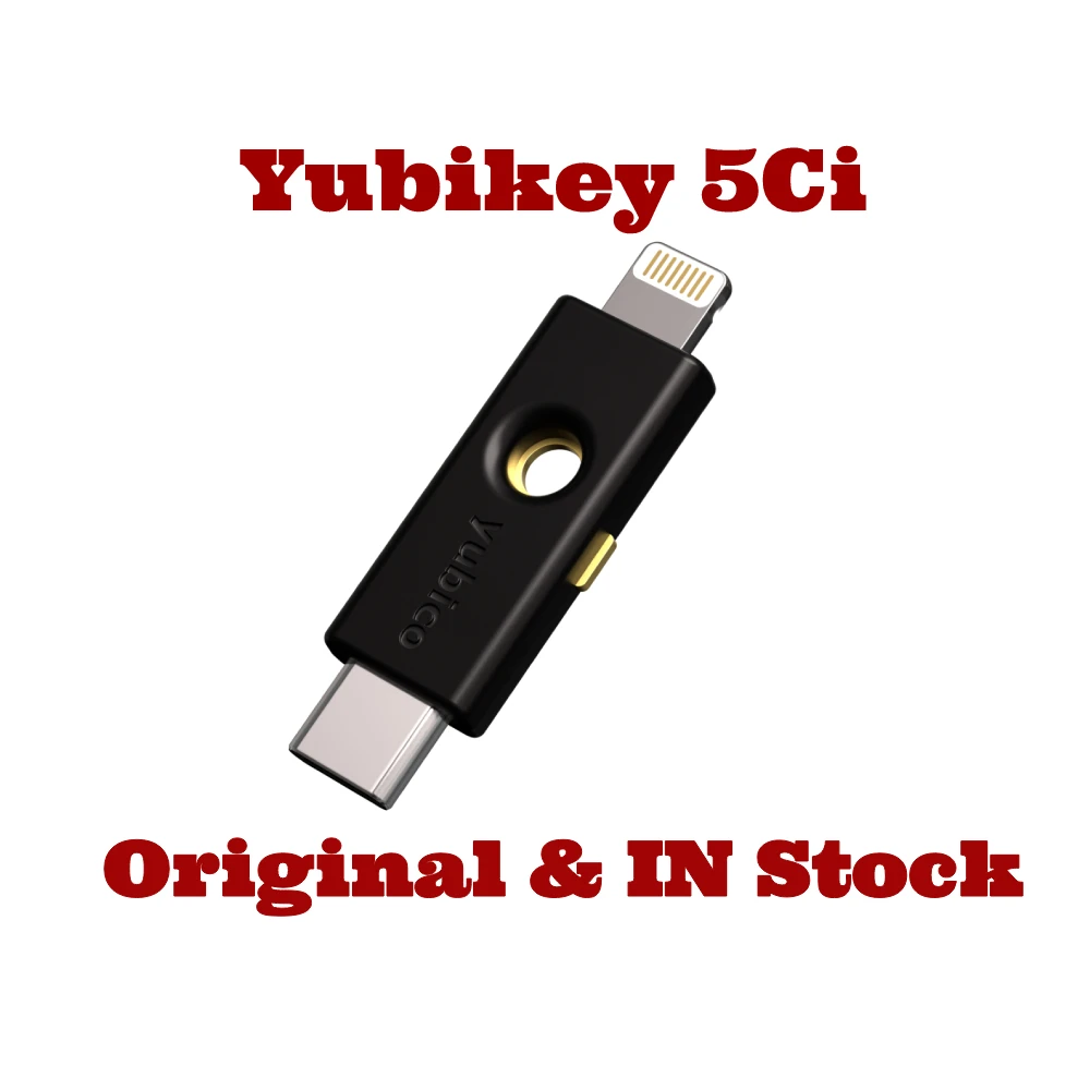 

Yubico YubiKey 5Ci，Phishing Resistant Strong Two-factor And Multi-factor Authentication Supports WebAuthn/FIDO2, FIDO U2F