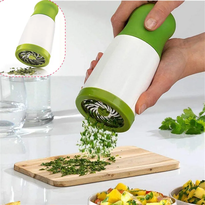 

Herb Grinder Spice Mill Parsley Shredder Chopper Vegetable Cutter Garlic Coriander Spice Grinder Kitchen Accessories