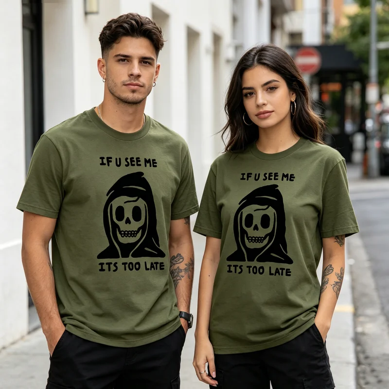 Фото Футболка Grim Reaper с нашивкой-косой, стикером, постером, капюшоном, маской смерти, робой, статуей №3