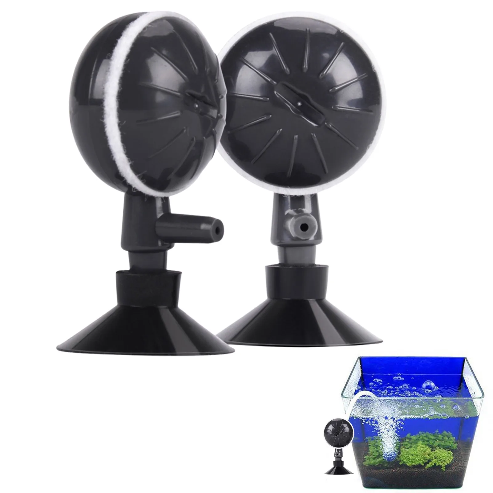 

Аквариумный кислородный распылитель, распылитель, барботер, 2 шт., аквариумный тонкий генератор пузырьков, аквариумный