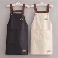 garden apron practical unisex sleeveless pvc kitchen cooking apron for baking cooking apron cooking apron