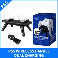 dual fast charger for ps5 wireless controller usb type c charging cradle dock station for sony ps5 playstation5 joystick gamepad