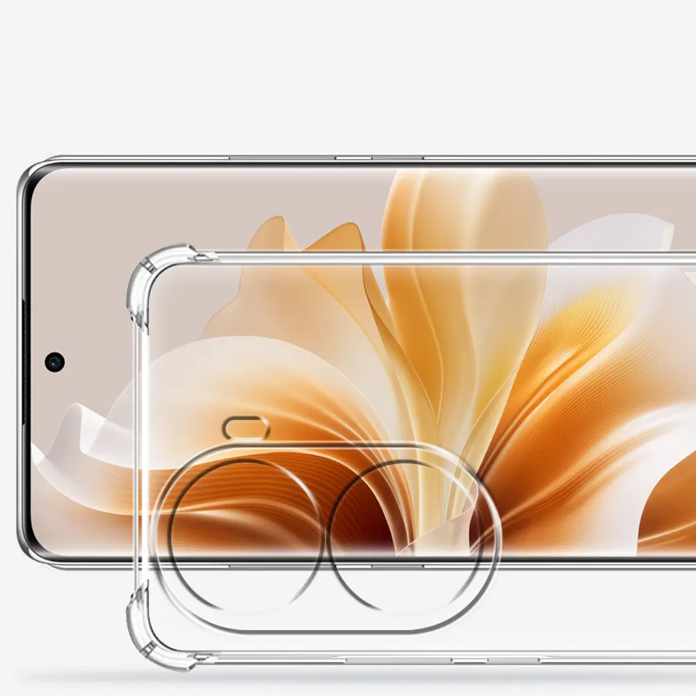 Прозрачный противоударный силиконовый мягкий защитный чехол для OPPO Reno11 Pro 5G CPH2607