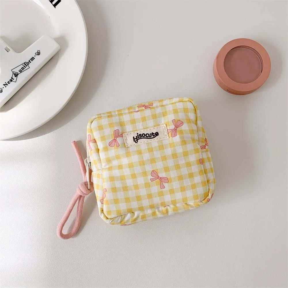 Косметичка для хранения кистей макияжа с бантом косметичка мытья большая