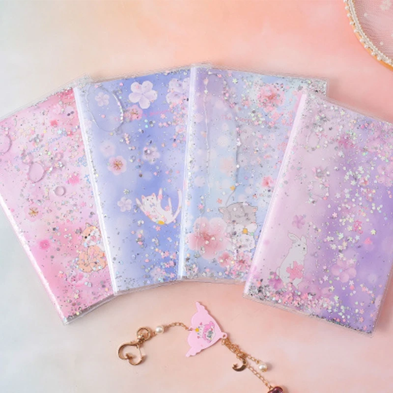 

Блокнот Ins с сыпучим песком для скрапбукинга, Дневник для путешествий, журнал, блокнот, планировщик, 164 страниц, чернильный для молодых девуш...