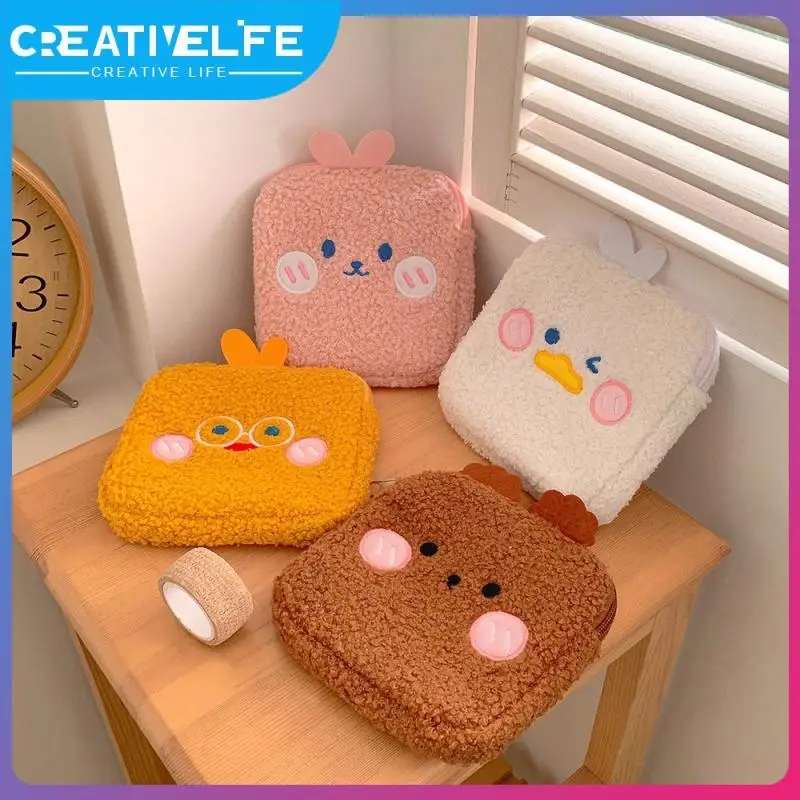 

Non-toxic Tasteless Napkin Storage Organizer Multifunctional Sanitary Napkin Bags Reusable High Adaptability Sanitary Pad Pouch