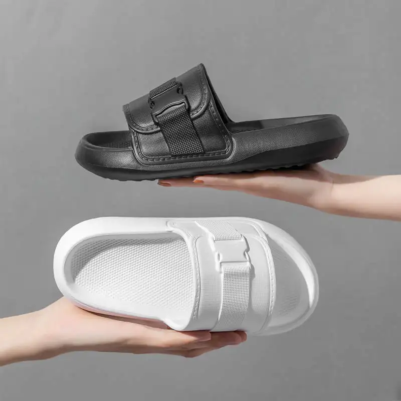 

Jogging Men's Flip Flops For Summer Children's Casual Shoes Man Tenis Fashion Leather Sandals Dad Luxury Slippers Boty Tennis