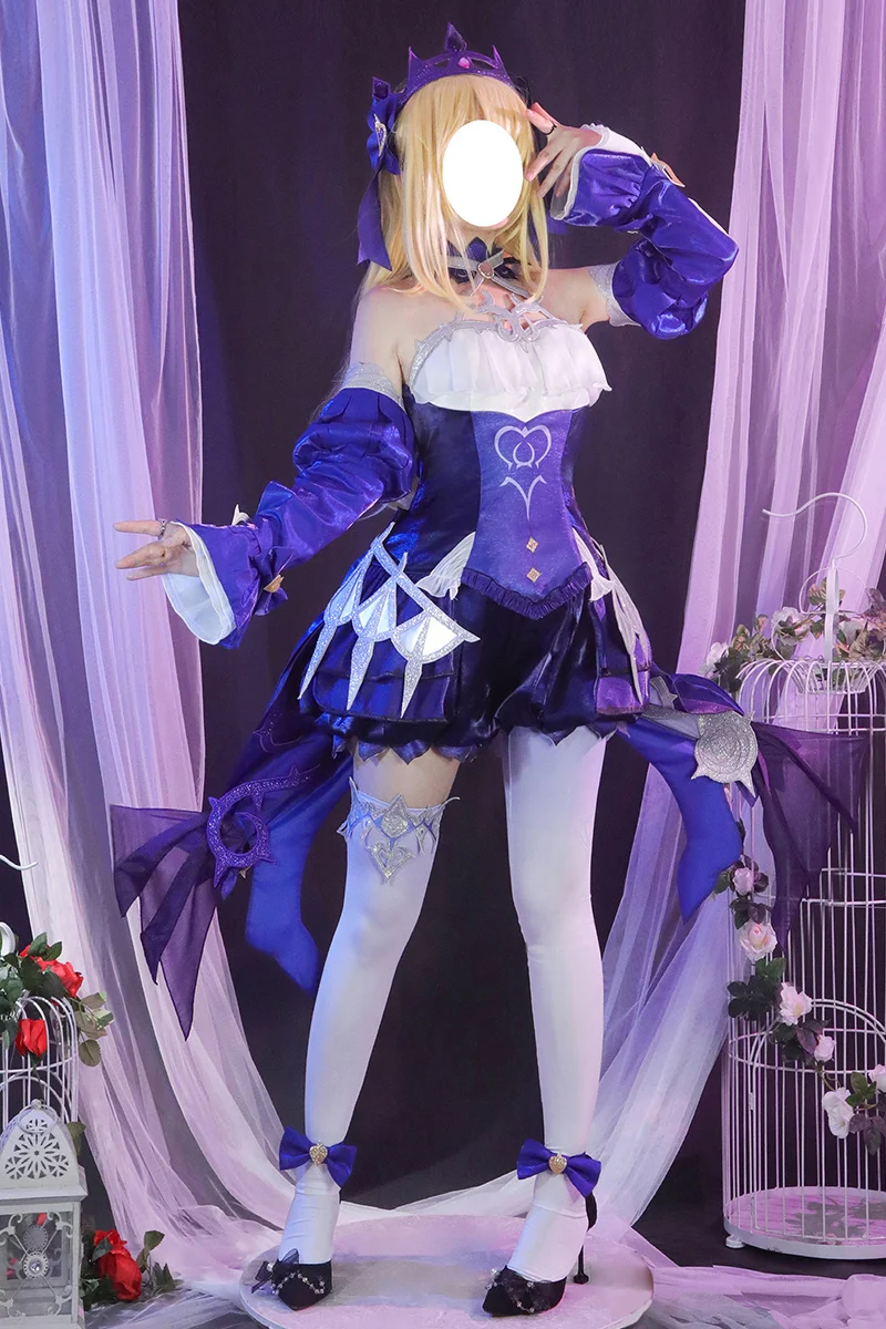 Nado Genshin Impact Cos Fisher Polar Night Real Dream Skin Imperial дочь косплей платье игра анимация одежда