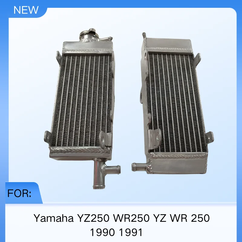 Фото Алюминиевый радиатор охлаждения для Yamaha YZ250 WR250 YZ WR 250 1990-1991 годов №1