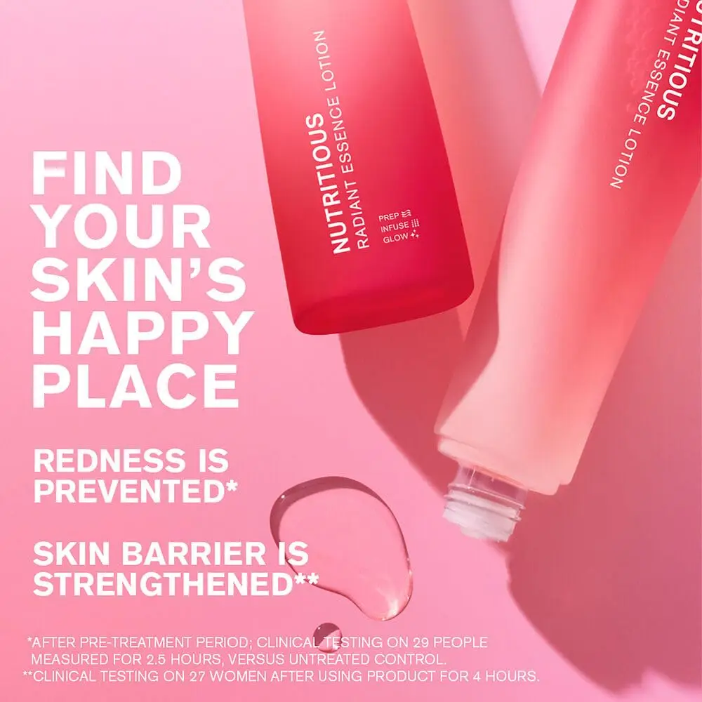 Фото Estée Lauder Питательный сияющий тоник-лосьон для лечения эссенции с ниацинамидом |   Эссенция для минимизирования пор, 6,7 жидких унций №2