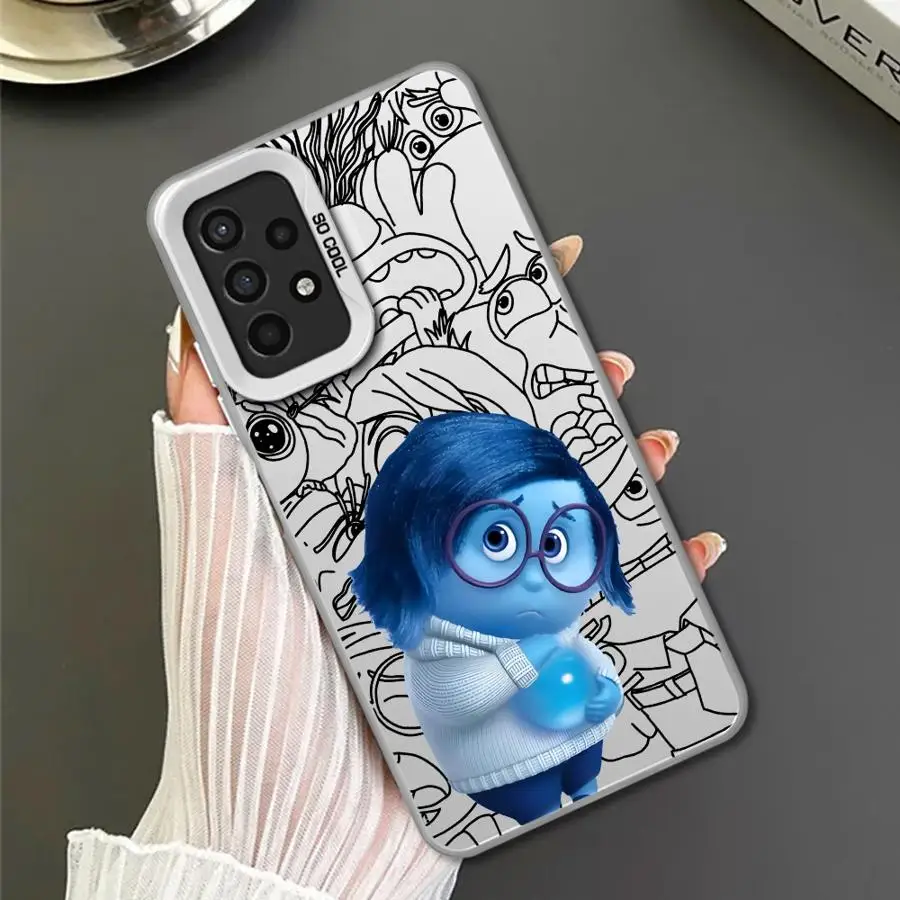 Милый чехол для телефона Insides Out 2 сумка Galaxy A15 A52 A72 4G 5G A25 A52s A53 A54 A55 A73 A51