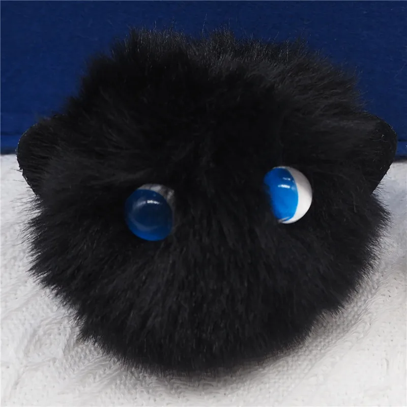 18 см брелок с милым плюшевым кроликом Рекс из натурального кроличьего меха для