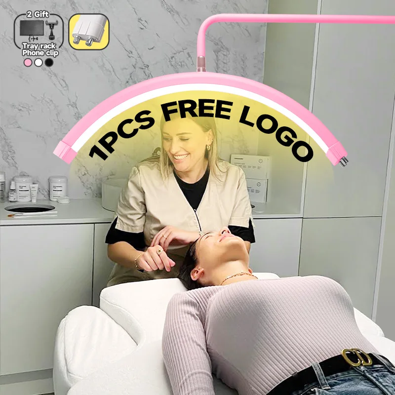 Лампа напольная светодиодная полулунная с логотипом на заказ, 50 Вт