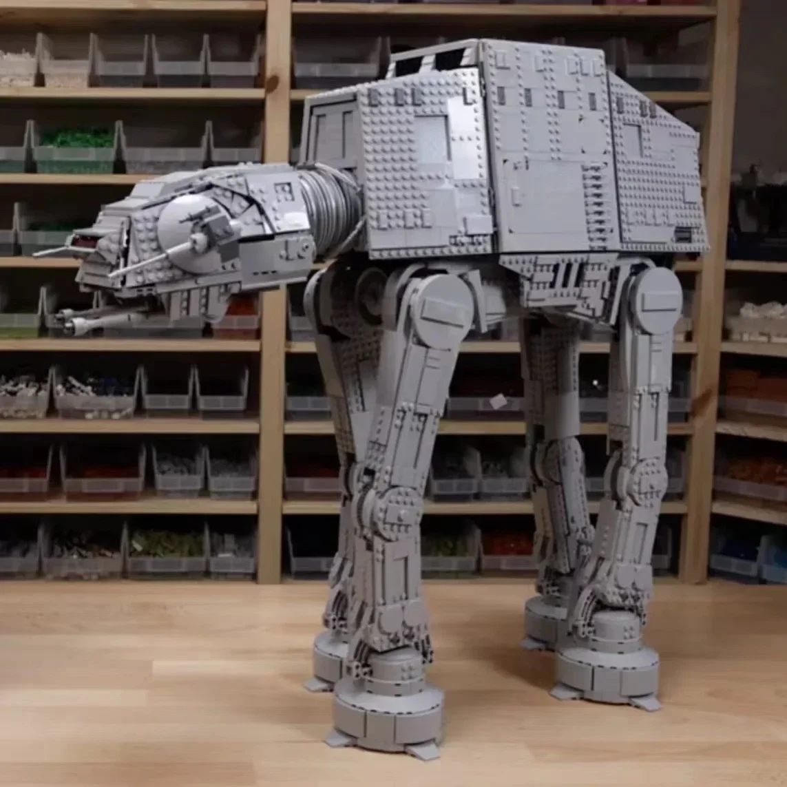 Фото Новинка 6785, большие совместимые с AT-AT 75313 70888, строительные блоки, кирпичи, модель, подарки на день рождения, Рождество, игрушки 66677 №2