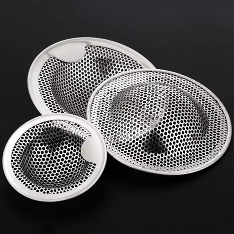 

2023NEW Kitchen Stainless Steel Sink Strainer Drain Hole Filter Mesh Trap Bathtub Shower Waste Stopper Drainage For Kitchen Bath
