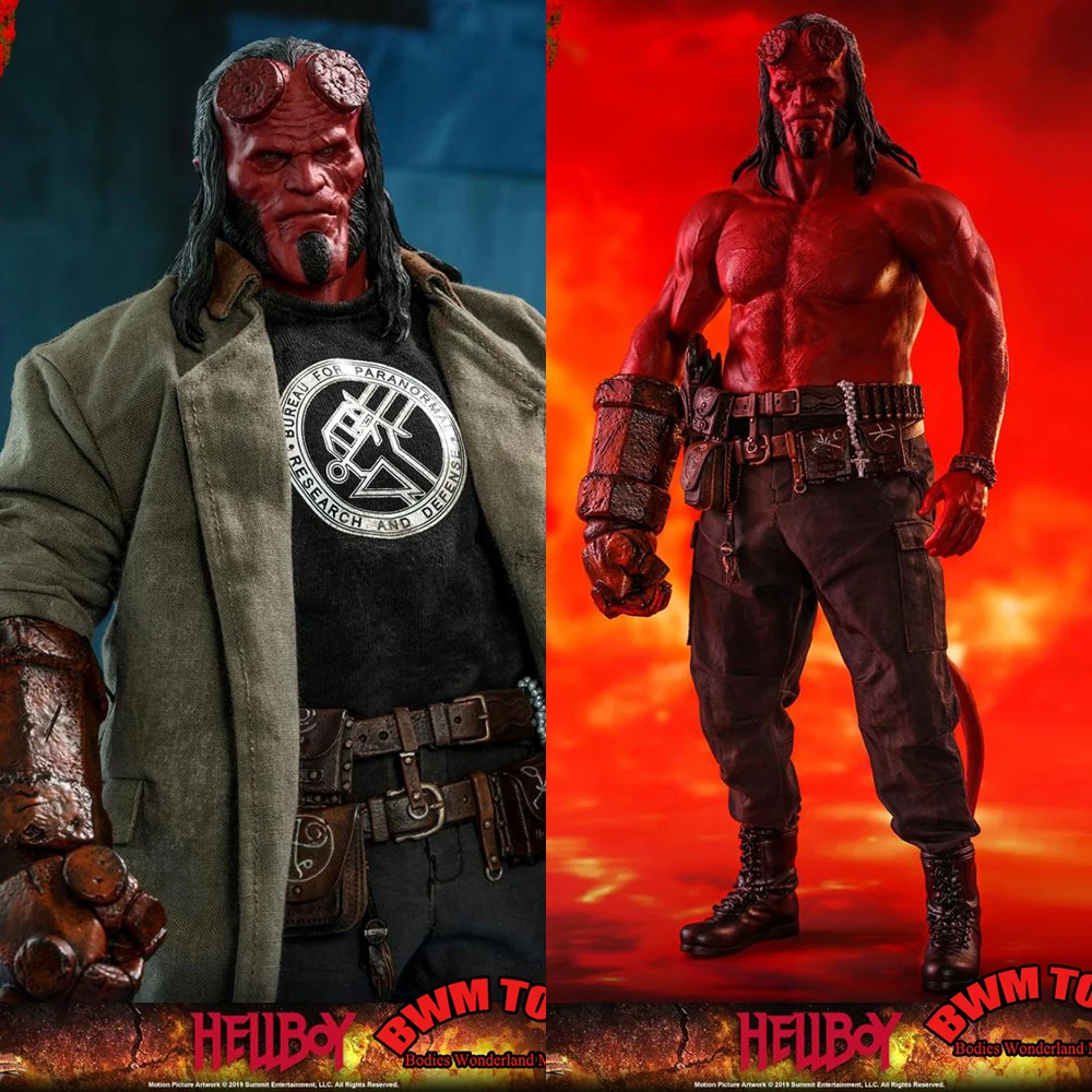 

Original HotToys HT 1/6 MMS527 Collectible Hellboy 2.0 Rise of The Blood Queen 2019 Action Figure Model Collection Hobby Gift