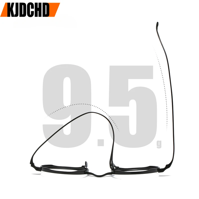 Очки для чтения из чистого титана мужчин и женщин ретро круглые рецептурные