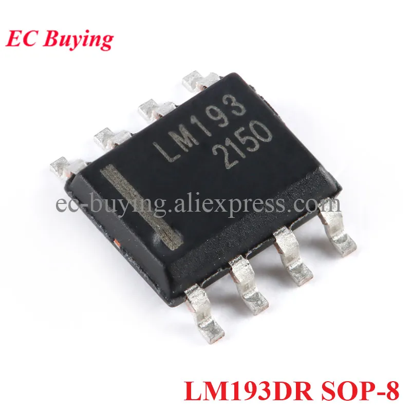 5 шт./лот LM193DR SOP-8 LM193 LM193D SOP8 Низкое энергопотребление Низкое смещение напряжение двойной компараторный чип