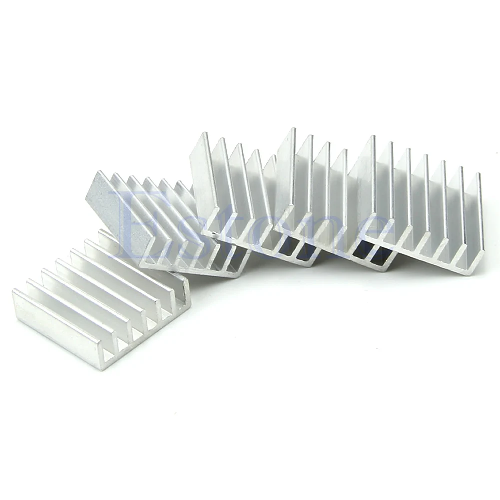 

5pcs High Quality 14x14x6mm Aluminum Heat Sink For LED Power Memory Chip IC DIY