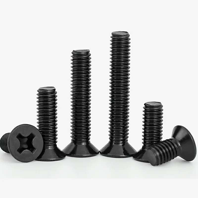 10/30/50/100 шт./лот M2 M2.5 M3 M4 M5 M6 черный 304 нержавеющий стальной крестообразный болт с
