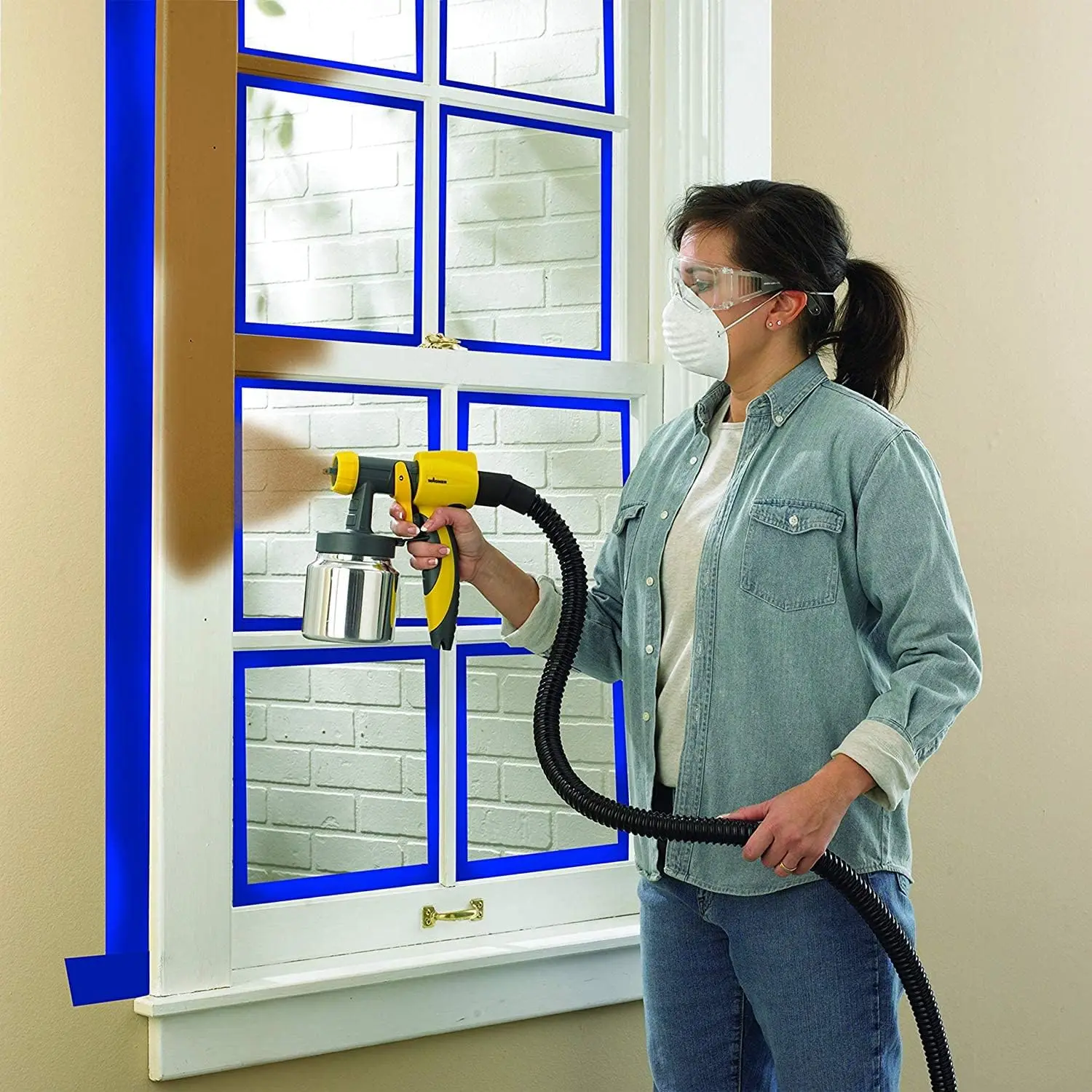 Фото Для распылителя Spraytech 0518080 Control Spray Max, проводного HVLP-распылителя для краски, 120 В переменного тока, 5 А, 510 Вт, 80 куб. футов в минуту, 2,7 фунта на квадратный дюйм, 19 дюймов в длину, 12 дюймов в высоту, многоцветный. №4