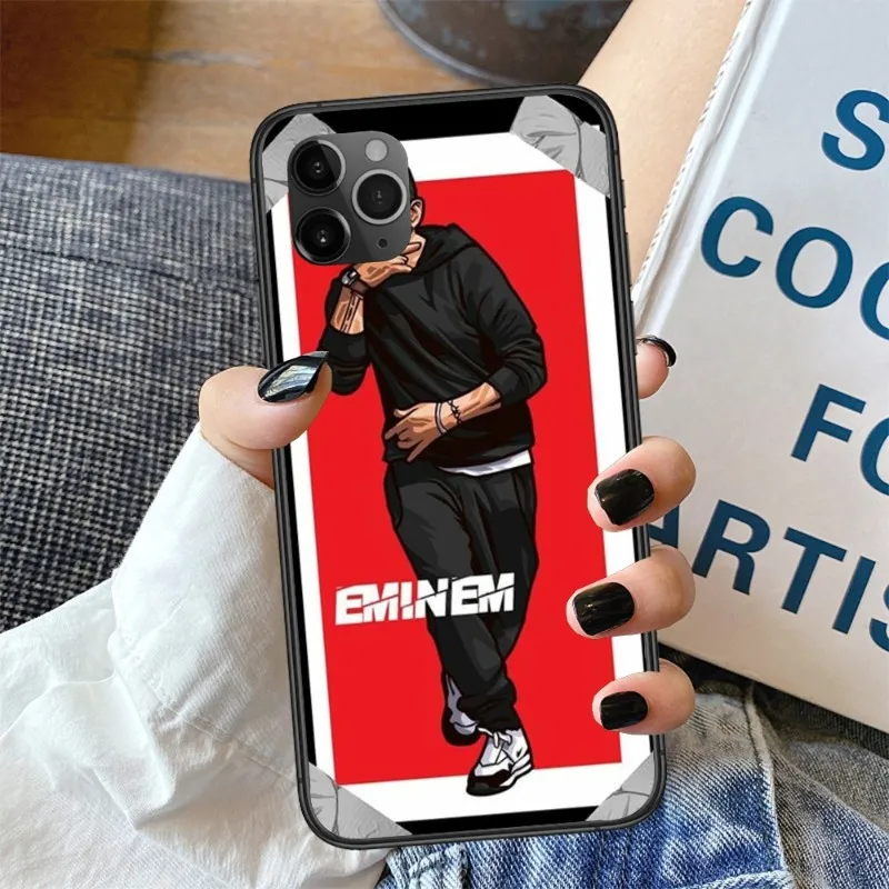 Чехол для телефона Cool Rapper Eminem IPhone 12 Pro X XS Max XR 7 8 Plus Mini 11 SE 2020 |