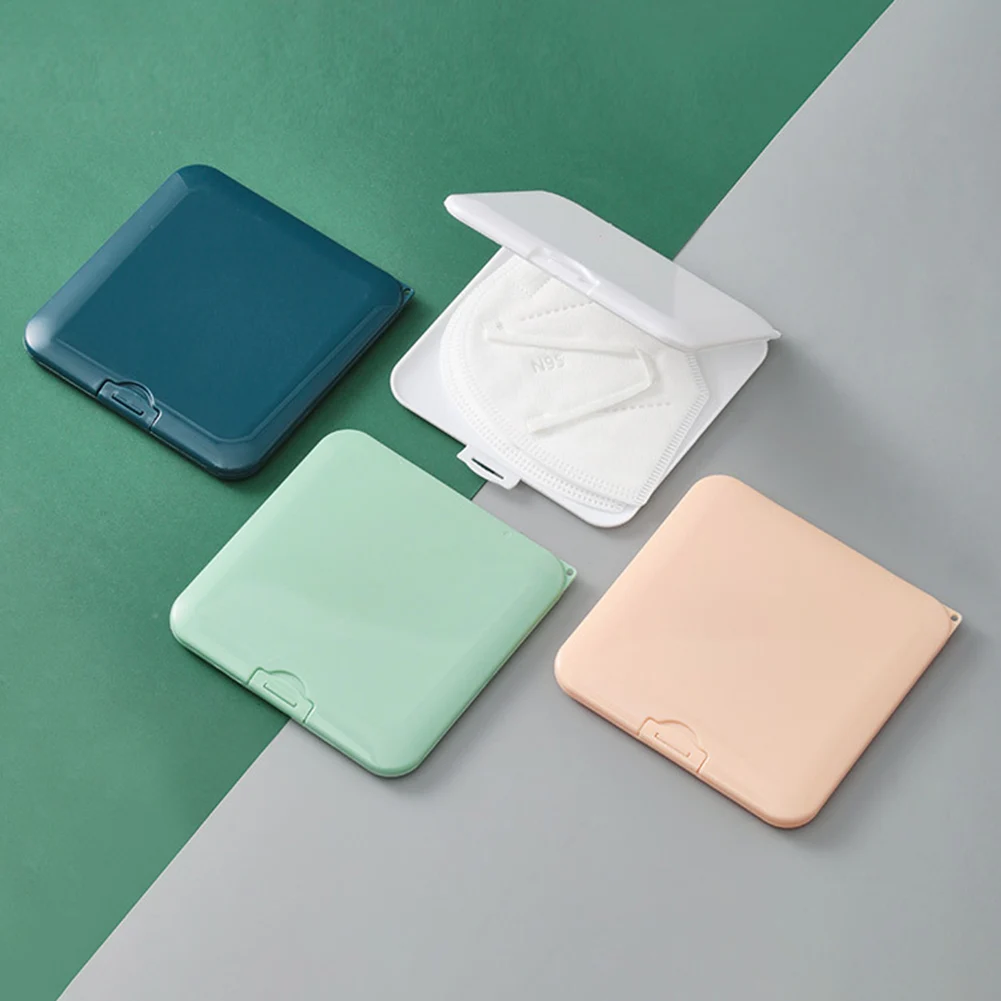 

Portable Mask Cover Face Mask Dustproof Storage Case Box Travel OrganizersOrganizer For Cosmetics Storage Organizer Travel