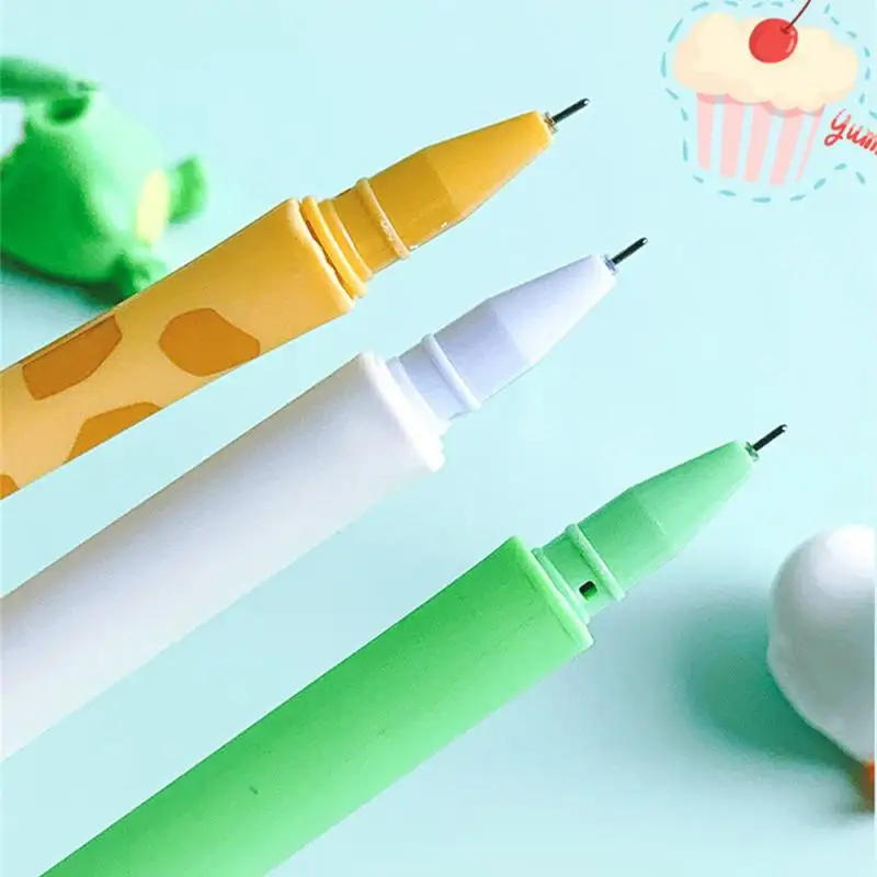 Черные ручки сменным стержнем для подписи креативный мультяшный милый жираф