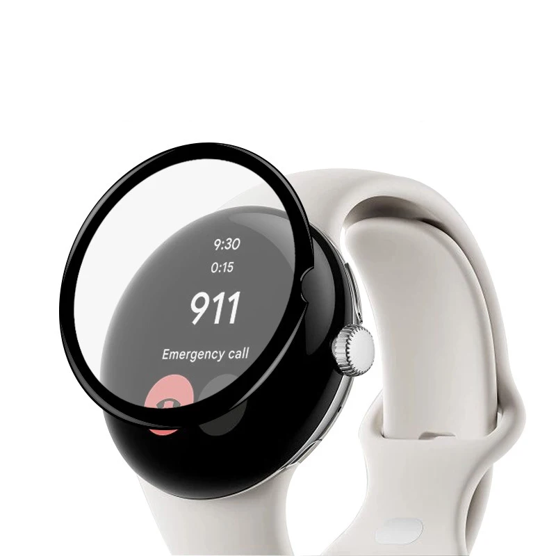 

3D Curved Soft Edge Protective Film Smartwatch Full Cover For Google Pixel Watch 2022 Display Screen Protector Smart Accessories