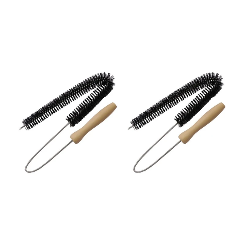 

Лучшая Бытовая гибкая 2 шт., крутящаяся щетка для холодильника, длинная гибкая сушилка, стиральная машина