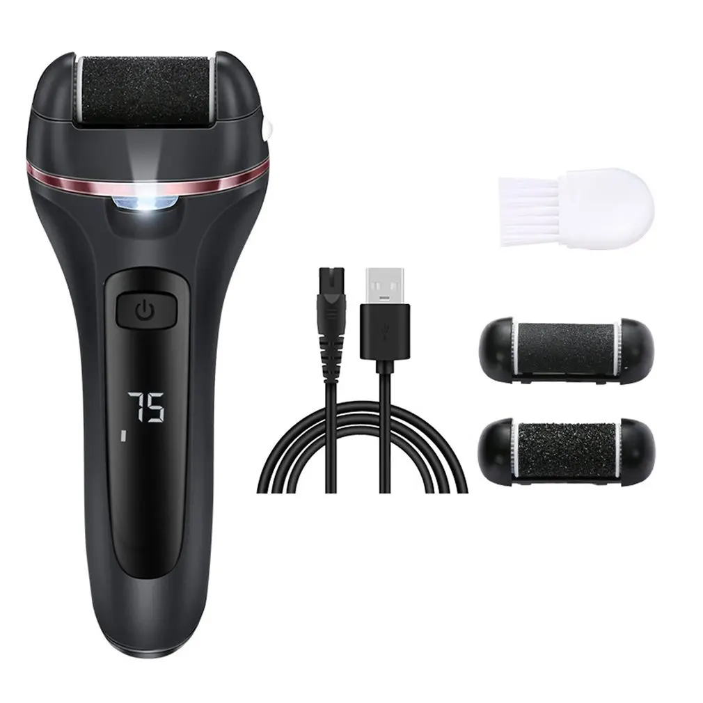 

Rechargeable Electric Foot File Callus Remover Machine Pedicure Device Foot Care Tools Feet For Heels Remove Dead Skin Set